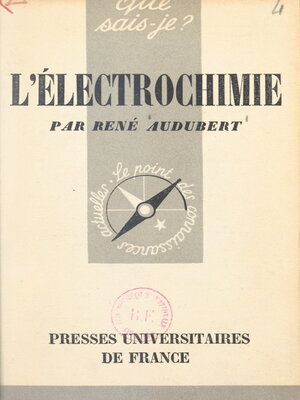cover image of L'électrochimie